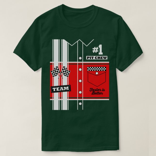 Pit Crew Costume T-Shirt (Design Front)