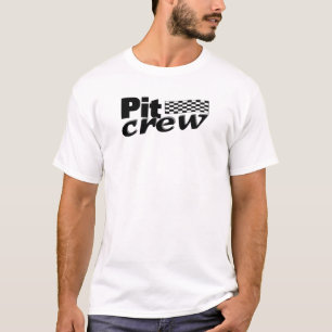 Pit Crew (Racing Flag) T-Shirt
