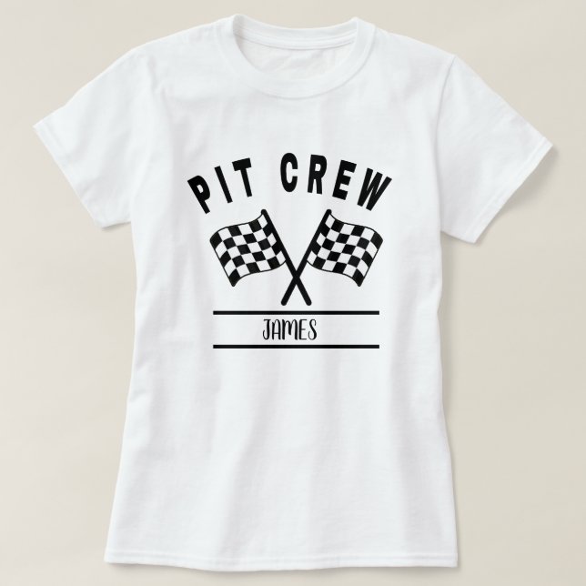 Pit Crew Shirt, Family Matching Shirt And baby   (Design Front)