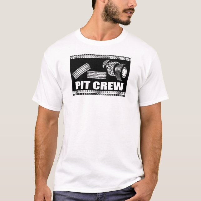 Pit Crew (Tires) T-Shirt (Front)