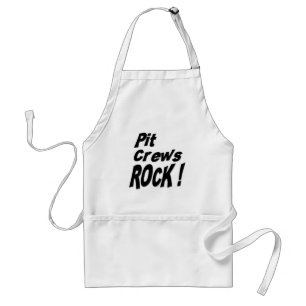 Pit Crews Rock! Apron