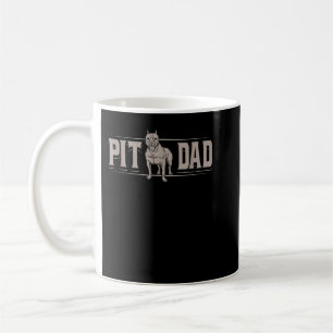 Pit Dad Pitbull Dog Pup Owner Banned Breed Advocat Coffee Mug