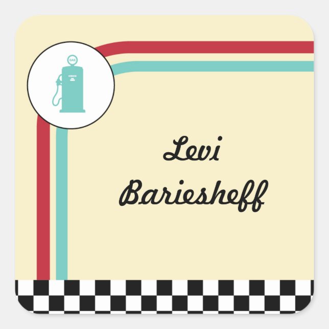 Pit Lane 3" Label (Front)