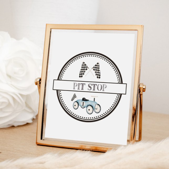 Pit Stop Race Car Ride-On Sign (Creator Uploaded)