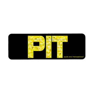 PIT Tile Return Address Stamp Label