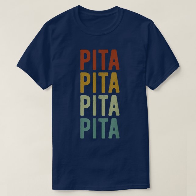 Pita City Guinea Retro T-Shirt (Design Front)