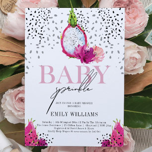 Pitaya Elegant Baby Sprinkle Invitation