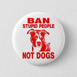 PITBULL 6 CM ROUND BADGE
