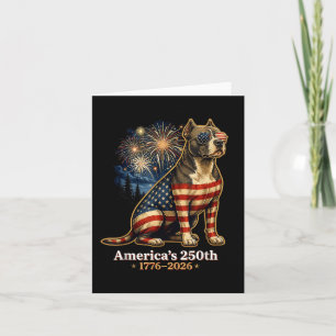 Pitbull Aamericas 250th Anniversary 1776 2026 Card