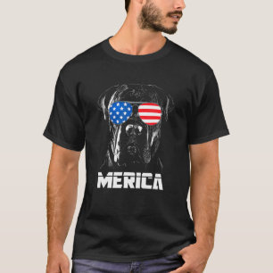 Pitbull America Independence Day 4th July Outfit T-Shirt