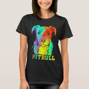 Pitbull Artwork Pit Bull Dog Lover T-Shirt
