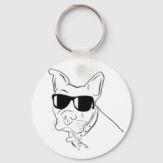 Pitbull Attitude Keychain