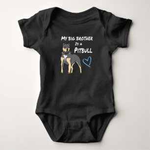Pitbull Baby Clothes Bodysuit