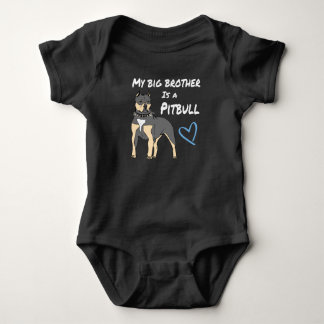 Pitbull Baby Clothes Bodysuit