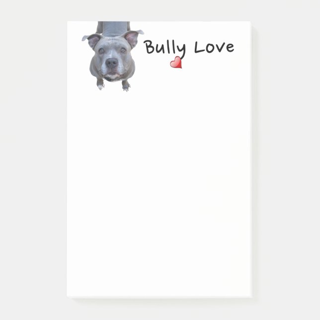Pitbull Bully Love Notes (Front)