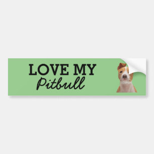 Pitbull bumper sticker