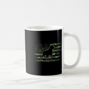 Pitbull Camouflage American Flag USA Dog Lover Coffee Mug