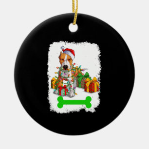 PitBull Christmas Decorations Pajama Santa Hat