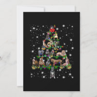 Pitbull Christmas Tree Covered By Flashlight