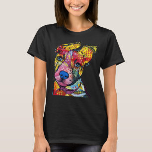 Pitbull Colour Dog Lovers T-Shirt