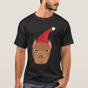 Pitbull Cute Christmas Gifts For Dog Lover T-Shirt