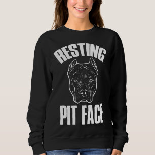 Pitbull Dad Breed Owner Funny Dog Trainer Lover Sweatshirt