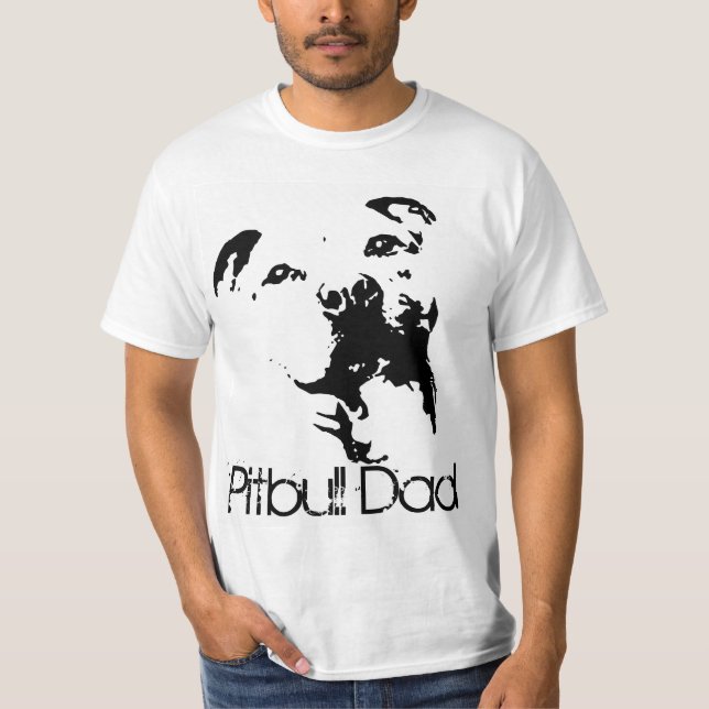 Pitbull Dad Dog shirt (Front)