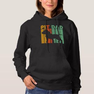 Pitbull Dad Pitbull Pittie Pitty Pitbull Dad Pit B Hoodie