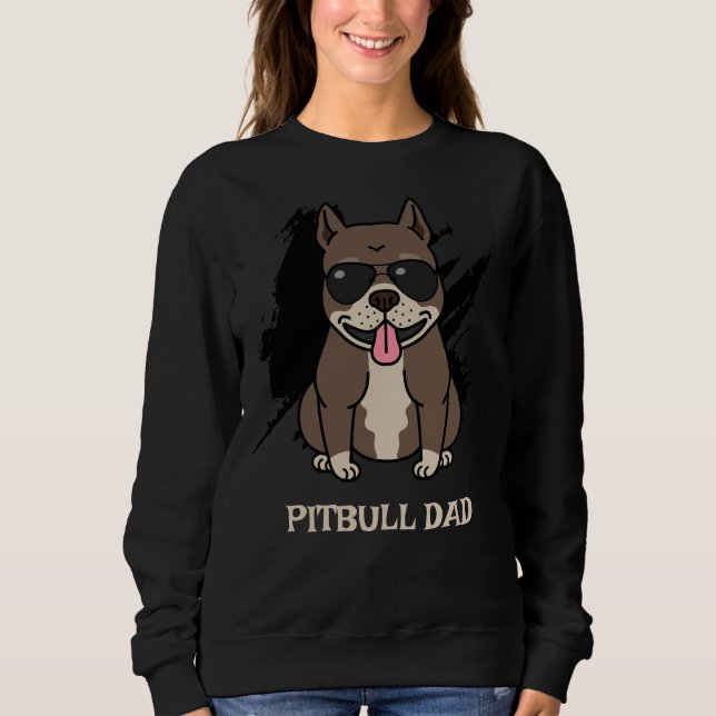 Pitbull Dad                     Sweatshirt (Front)