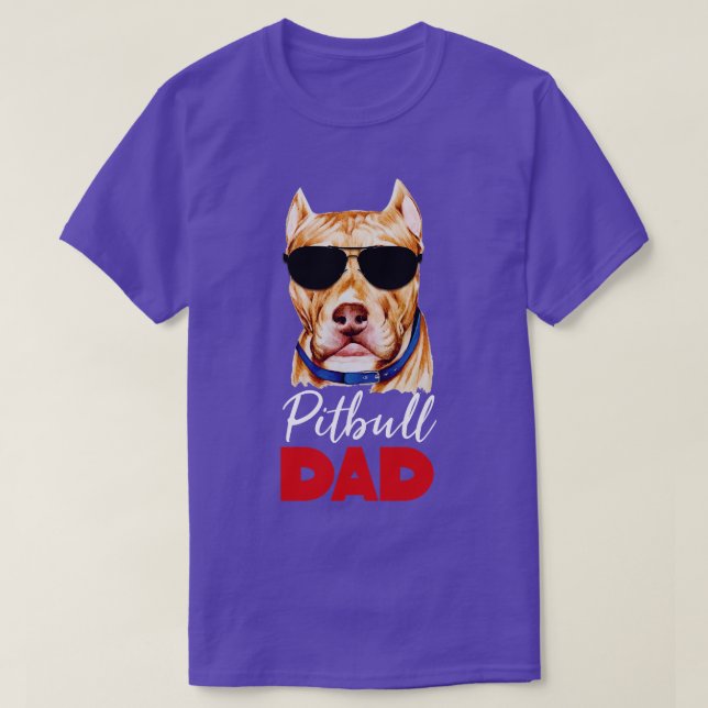 Pitbull Dad T-Shirt (Design Front)