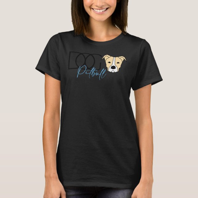 Pitbull Dog 261 T-Shirt (Front)