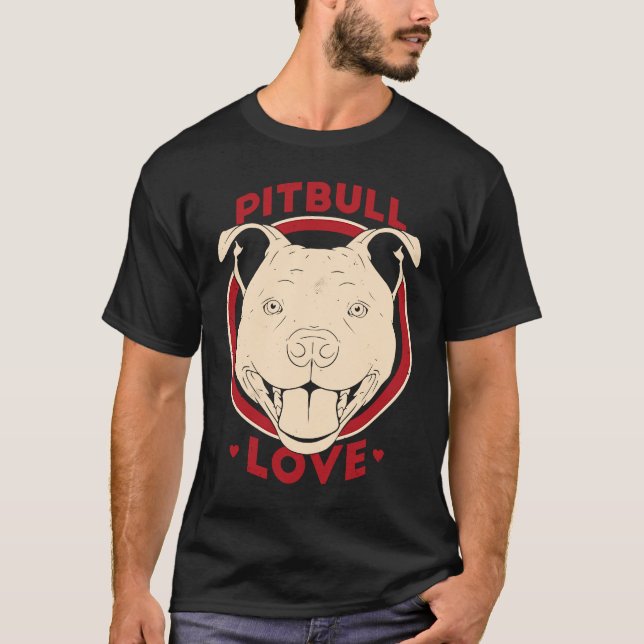 Pitbull Dog 8 T-Shirt (Front)