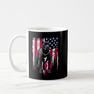 Pitbull Dog American Flag Awesome Cool T-Shirt Coffee Mug