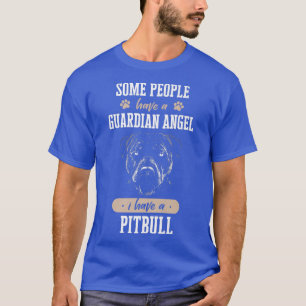 Pitbull Dog American Pit Bull Guardian Angel T-Shirt