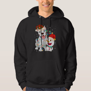 Pitbull Dog Christmas Funny Pitbull Dog Snowman We Hoodie