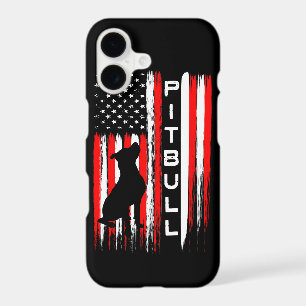 Pitbull Dog Flag American Phone Case Pit bull gift