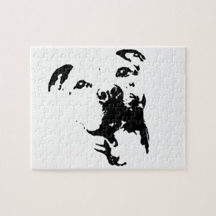 Pitbull Dog Jigsaw Puzzle