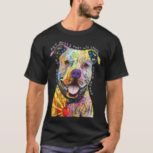 Pitbull Dog Lovers I Love Pitbull T-Shirt