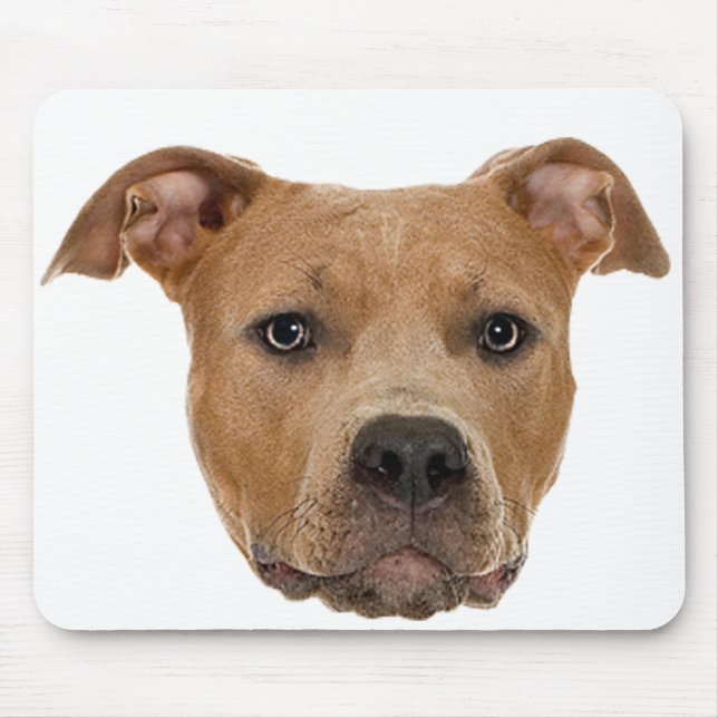 Pitbull Dog Mouse Pad (Front)