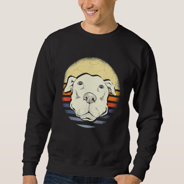 Pitbull Dog Owner Pup Puppy Animal Pet Dog   Sweatshirt (Front)