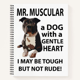 Pitbull Dog Pet Animal Notebook