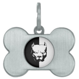 Pitbull Dog Pet Name Tag