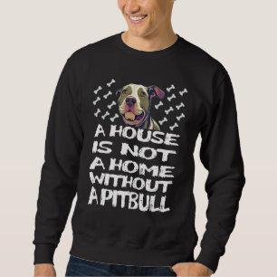 Pitbull Dog Pit Bull Terrier Rescue Mom Dad Sweatshirt