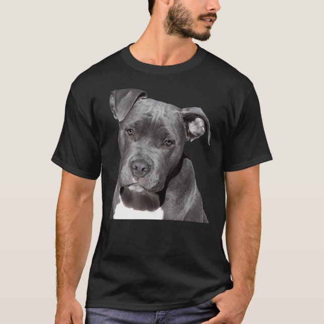 Pitbull Dog     T-Shirt (Front)