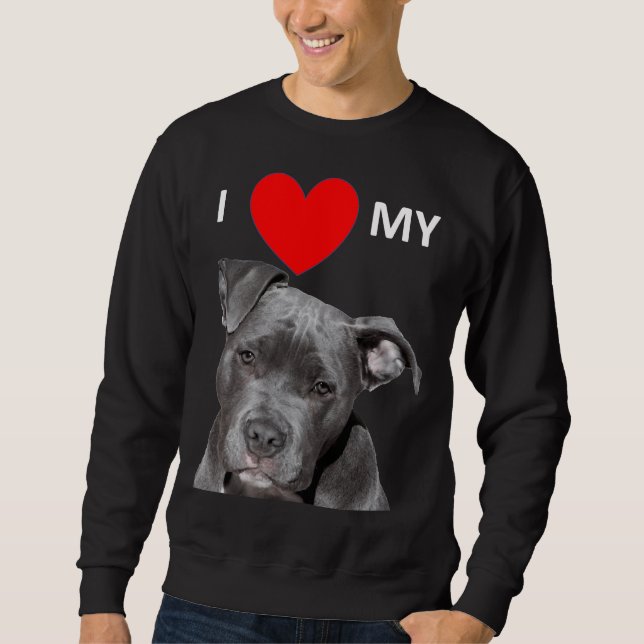 Pitbull Doglover Sweatshirt (Front)