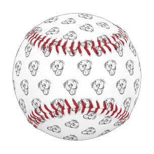 pitbull drawing simple dog lovers black white baseball