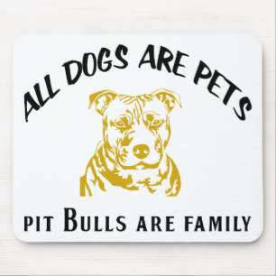 PITBULL FAMILY MOUSE PAD
