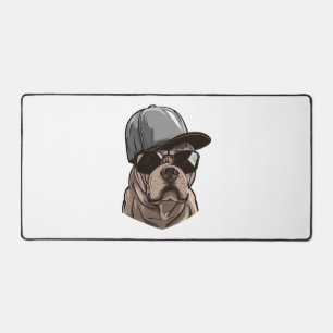 Pitbull Gangster Desk Mat