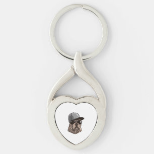 Pitbull Gangster Key Ring