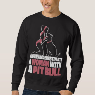 Pitbull Girl Dog Breed Pitbull Ban Sweatshirt